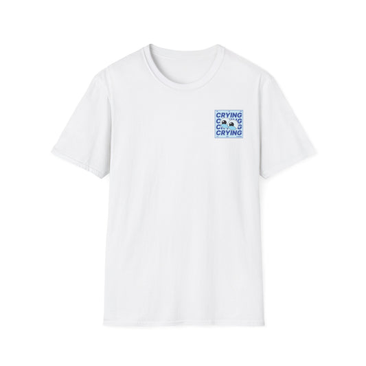 Crying Eyes Graphic T-Shirt | Funny Allergy Humor Double-Sided Streetwear Tee