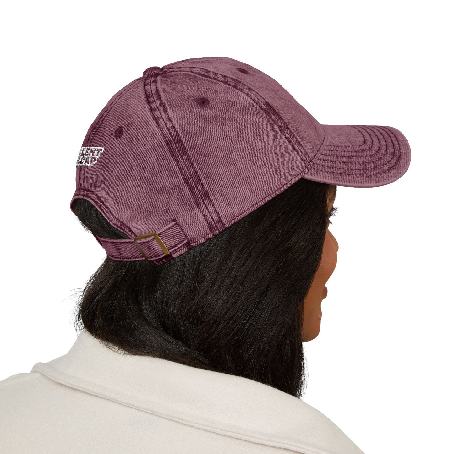 Vintage Raccoon Embroidered Baseball Cap | Washed Cotton Dad Hat