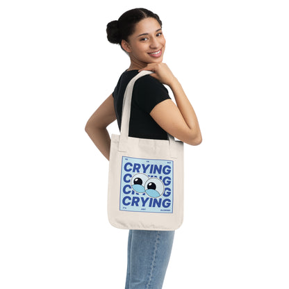 "I'm Not Crying" Funny Allergy Humor Tote Bag | Organic Cotton Canvas Bag