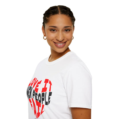 Love It When People Fail Funny Sarcastic T-Shirt | Ironic Graphic Tee