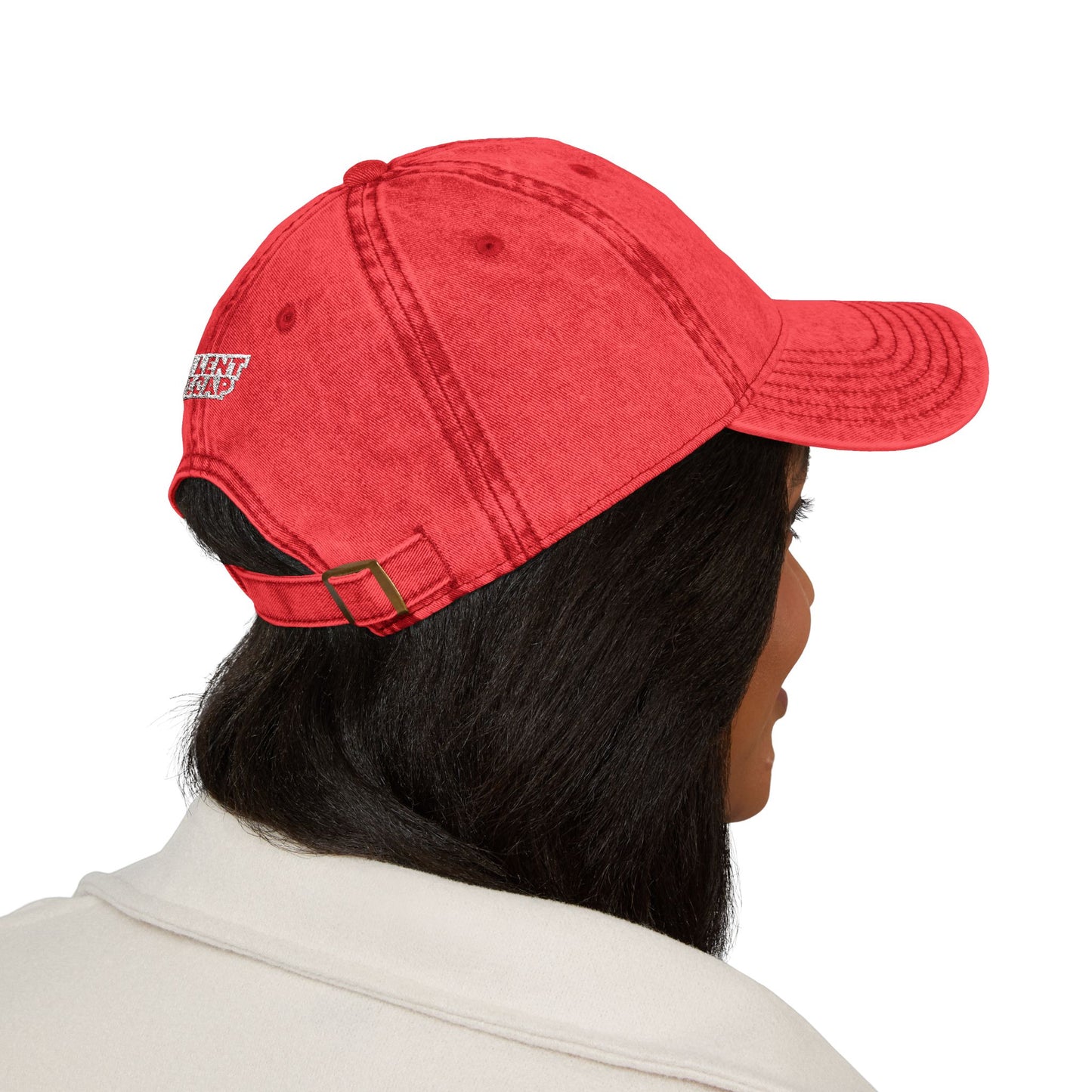 Vintage Raccoon Embroidered Baseball Cap | Washed Cotton Dad Hat