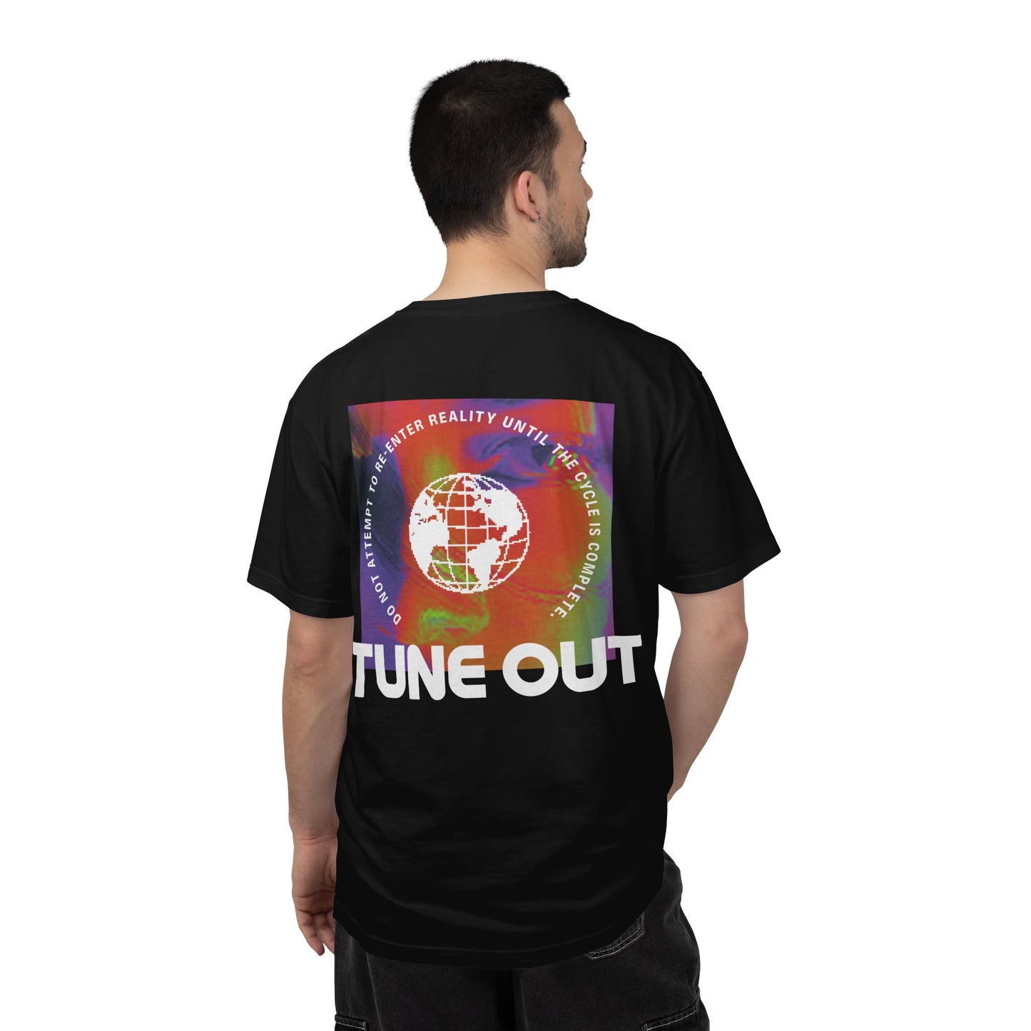 TUNE OUT Heavyweight Graphic T-Shirt