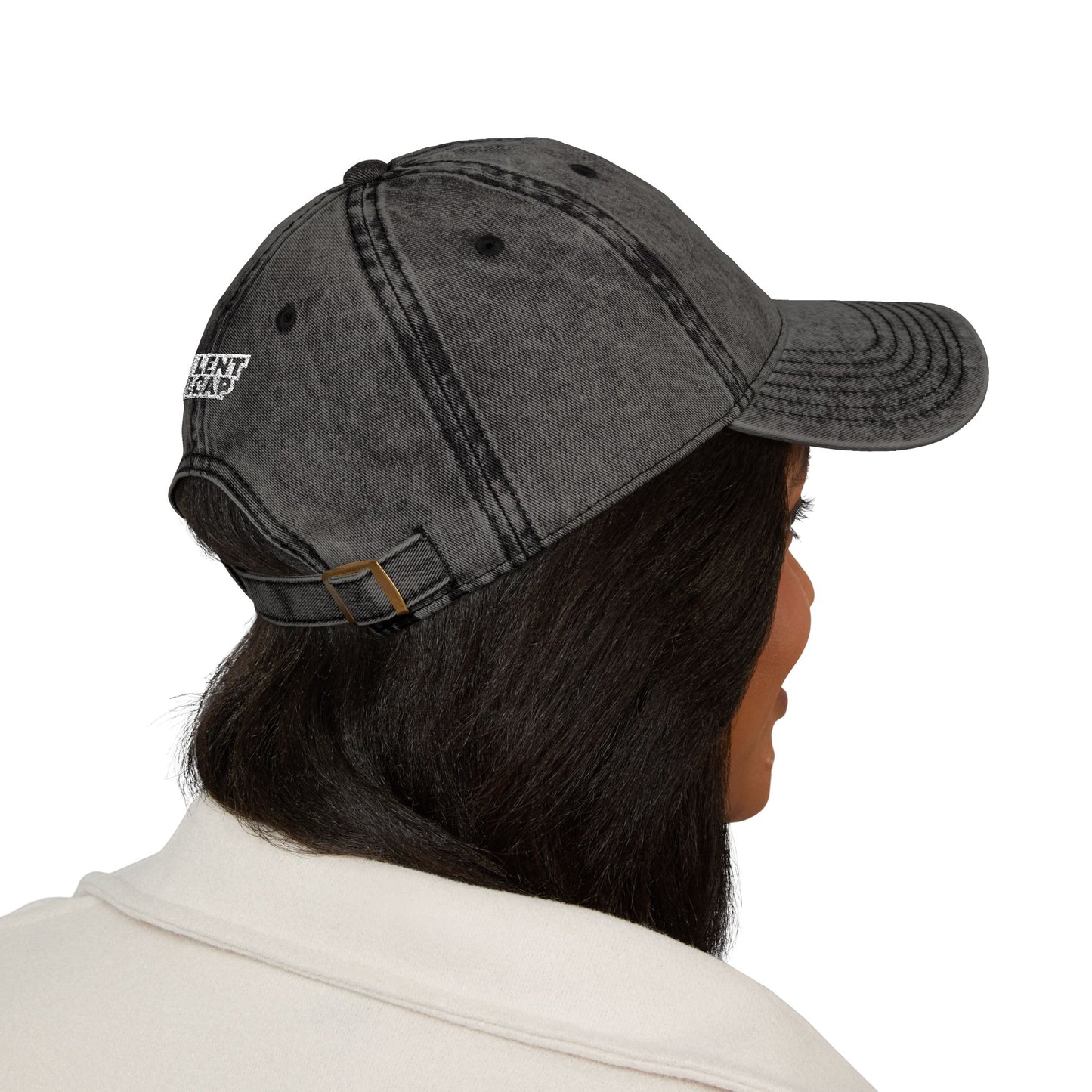 Vintage Raccoon Embroidered Baseball Cap | Washed Cotton Dad Hat