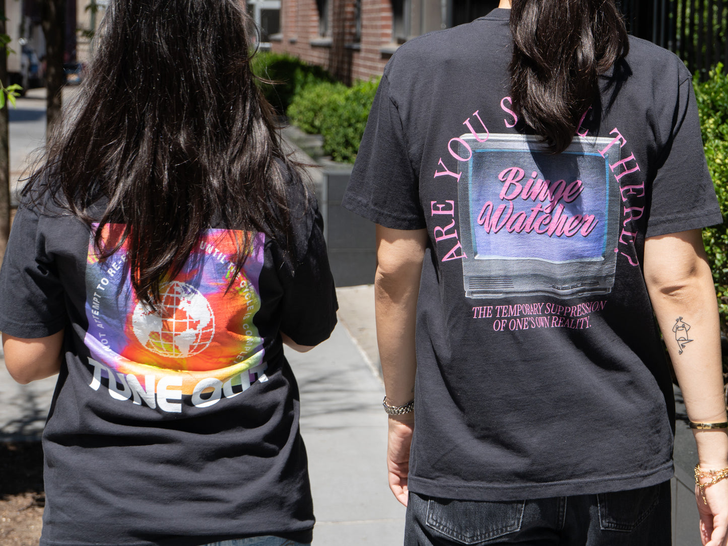 TUNE OUT Heavyweight Graphic T-Shirt