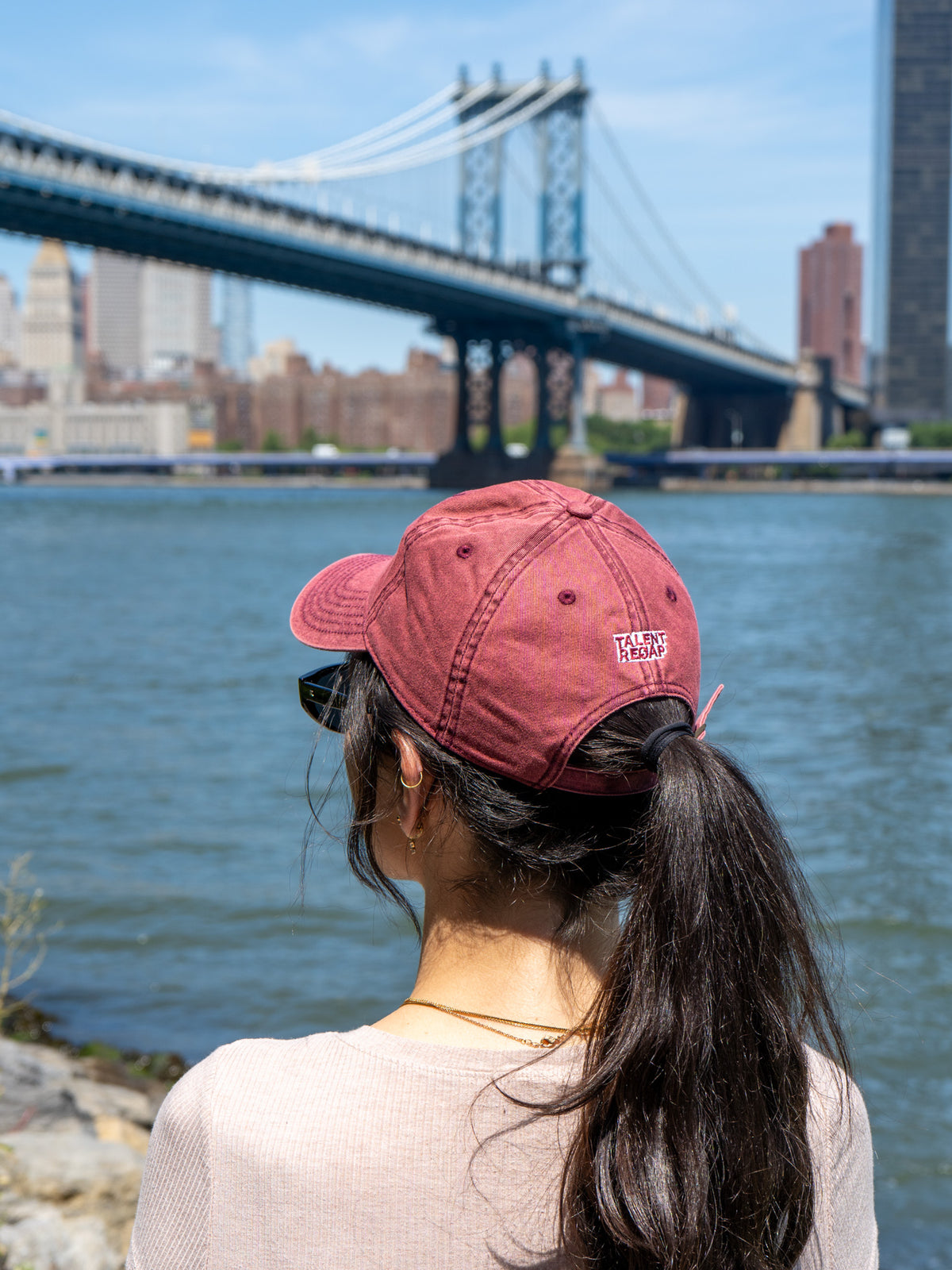 Vintage Raccoon Embroidered Baseball Cap | Washed Cotton Dad Hat