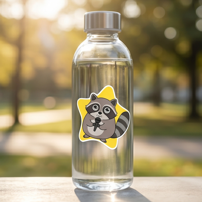 Raccoon's Got Talent Sticker Sheet Vol 2 | Funny Trash Panda Costume Decal Pack